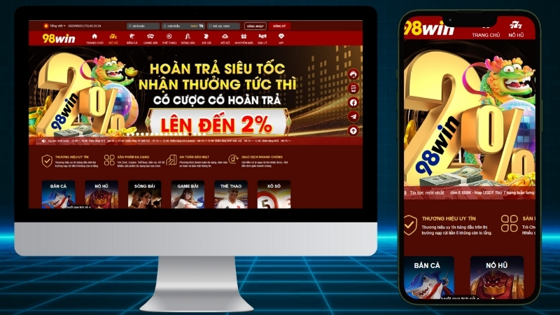 Okwin giới thiệu tổng quan về nhà cái 98WIN – Nền tảng cá cược trực tuyến uy tín hàng đầu